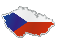 Flaga i kontur Czech